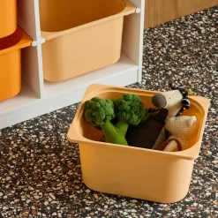 Kindermöbel mit 6 bunten Aufbewahrungsbehältern