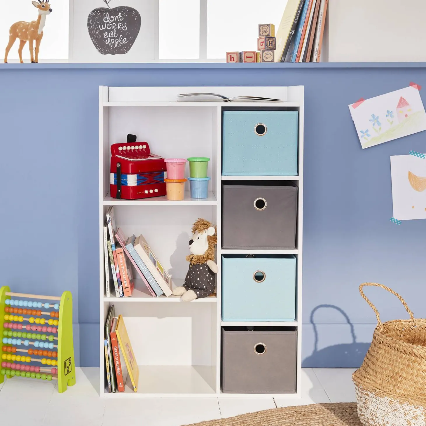 Kinderschrank in weiß