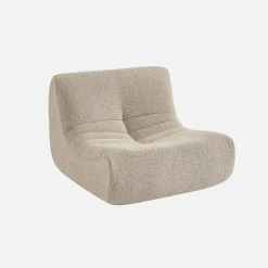 Kinder-Sessel mit strukturiertem Bouclé-Bezug, 1-Sitzer