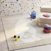 Kinderteppich beige / cremefarben, Indoor Teppich Bärchenmotiv