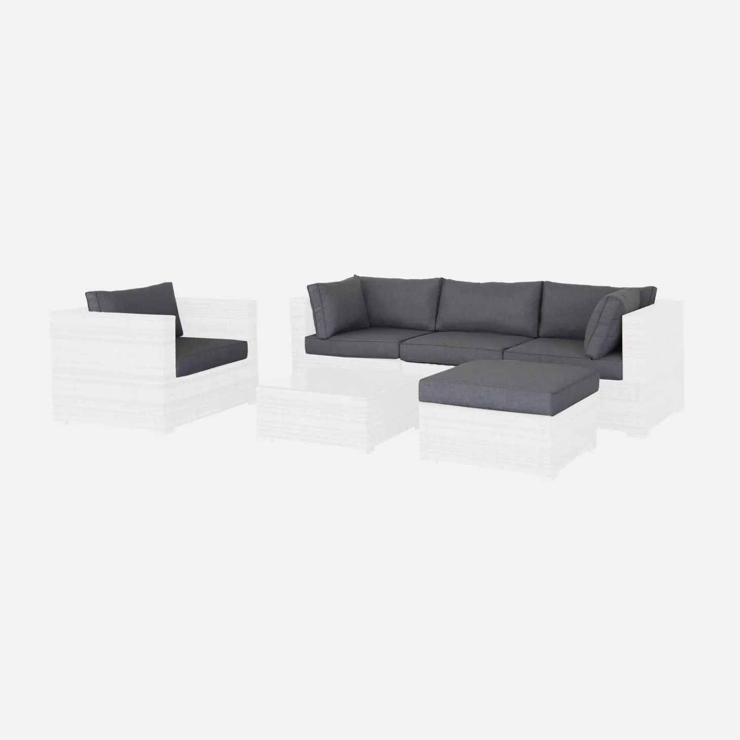 Kissenbezüge für Gartenmöbel-Set Caligari Komplettset