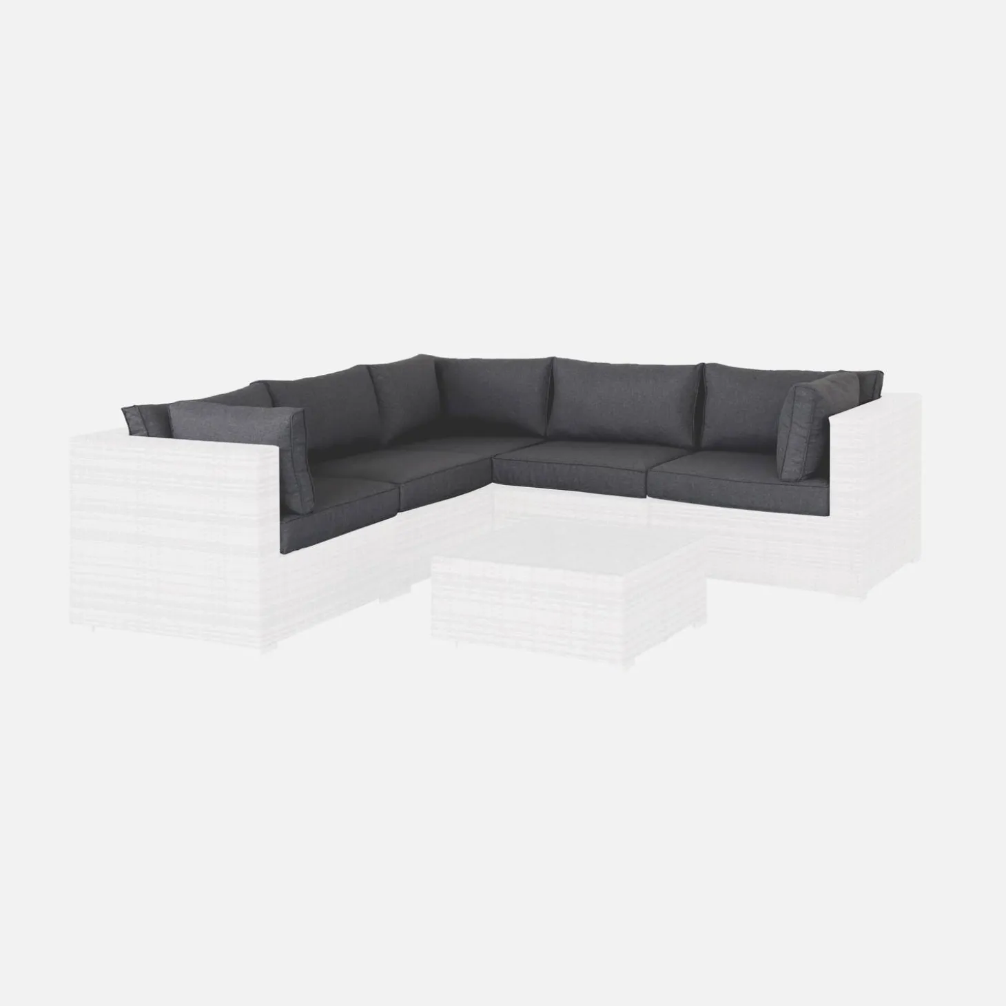Kissenbezüge für Gartenmöbel-Set Napoli