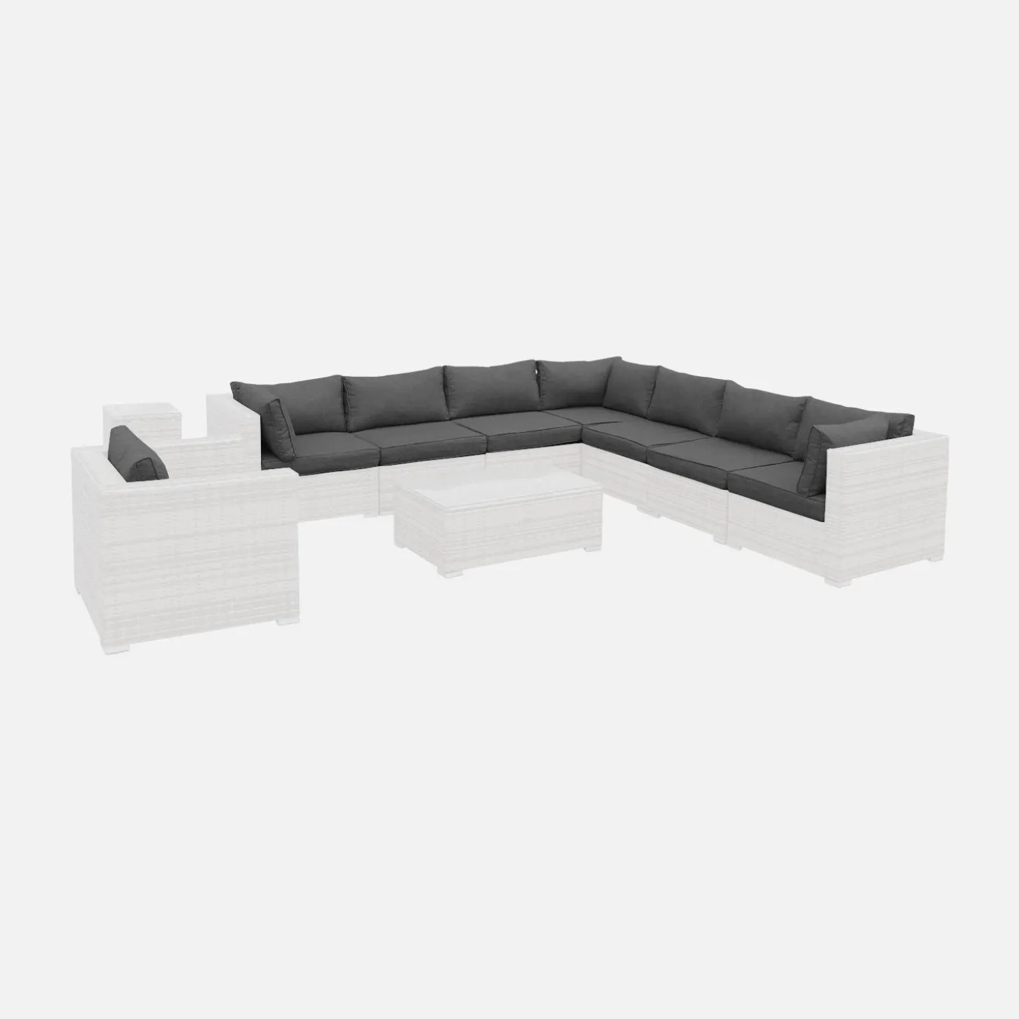 Kissenbezüge für Gartenmöbel-Set Venezia Komplettset