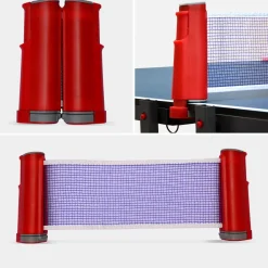 Klappbare Outdoor-Tischtennisplatte mit 4 Schlägern und 6 Bällen