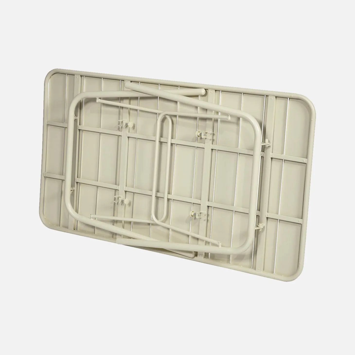 Klappbarer Gartentisch aus Stahl für 6 Personen