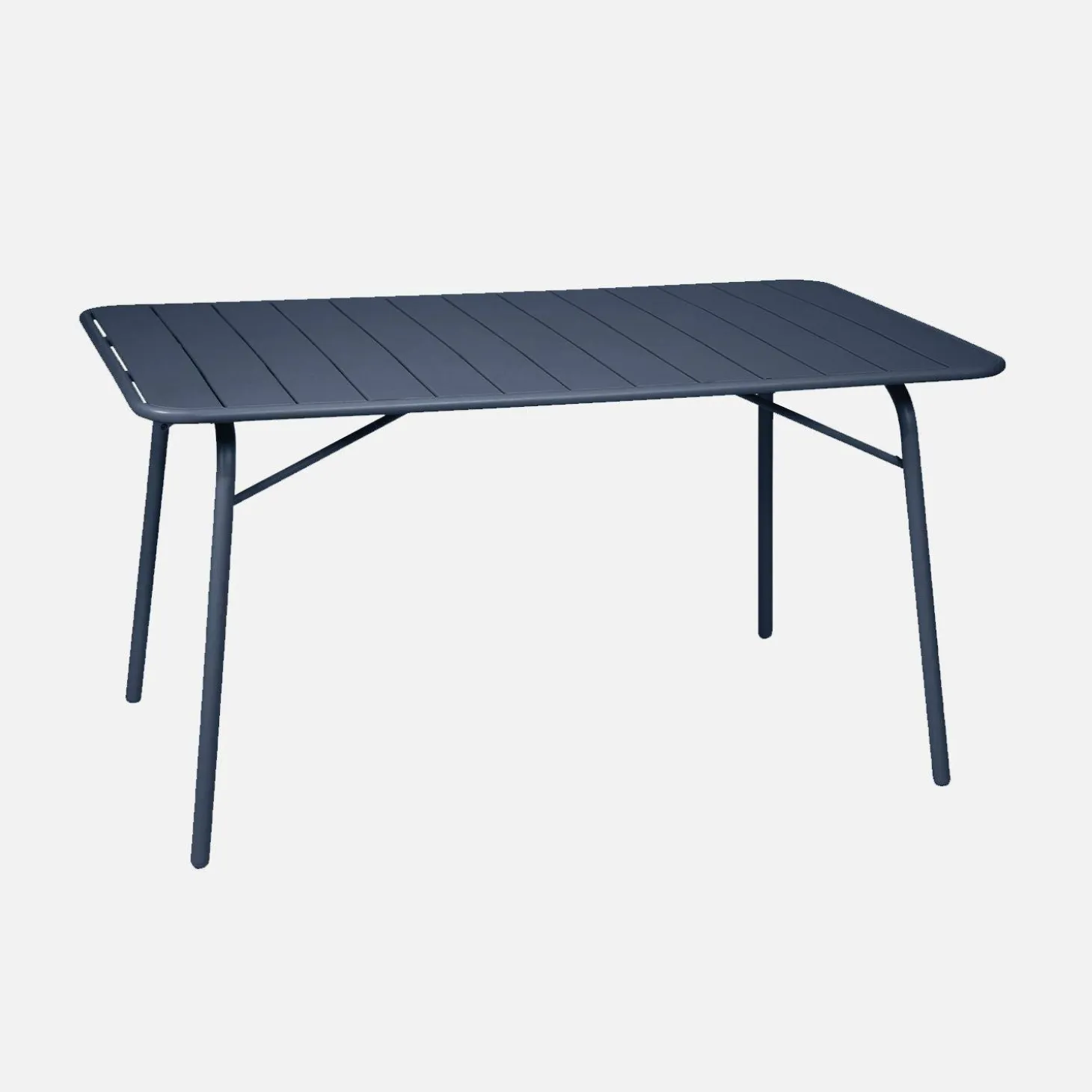 Klappbarer Gartentisch aus Stahl für 6 Personen