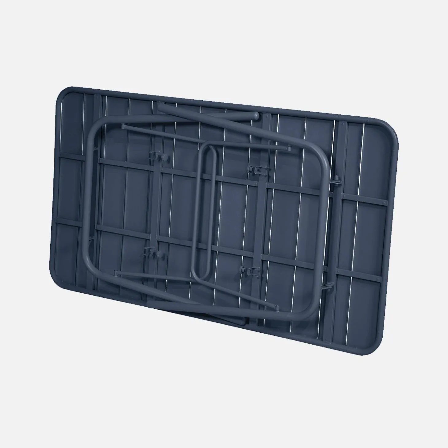 Klappbarer Gartentisch aus Stahl für 6 Personen