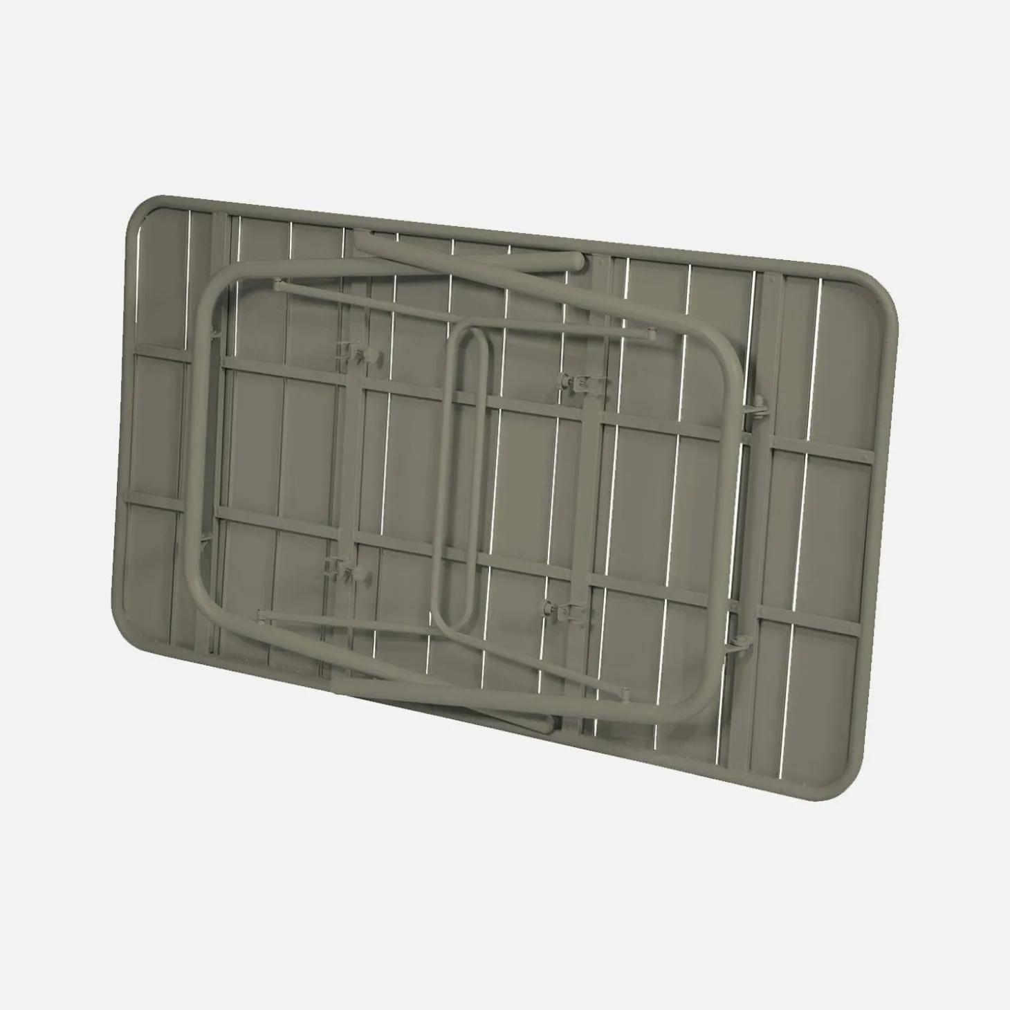 Klappbarer Gartentisch aus Stahl für 6 Personen