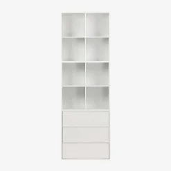 Kommode Aufbewahrungsmodul mit Holzdekor 3 Schubladen