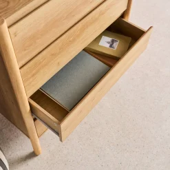 Kommode Holzdekor 4 Schubladen