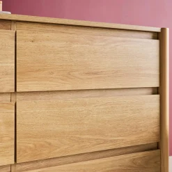 Kommode Holzdekor 6 Schubladen