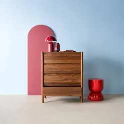 Kommode Holzdekor 4 Schubladen