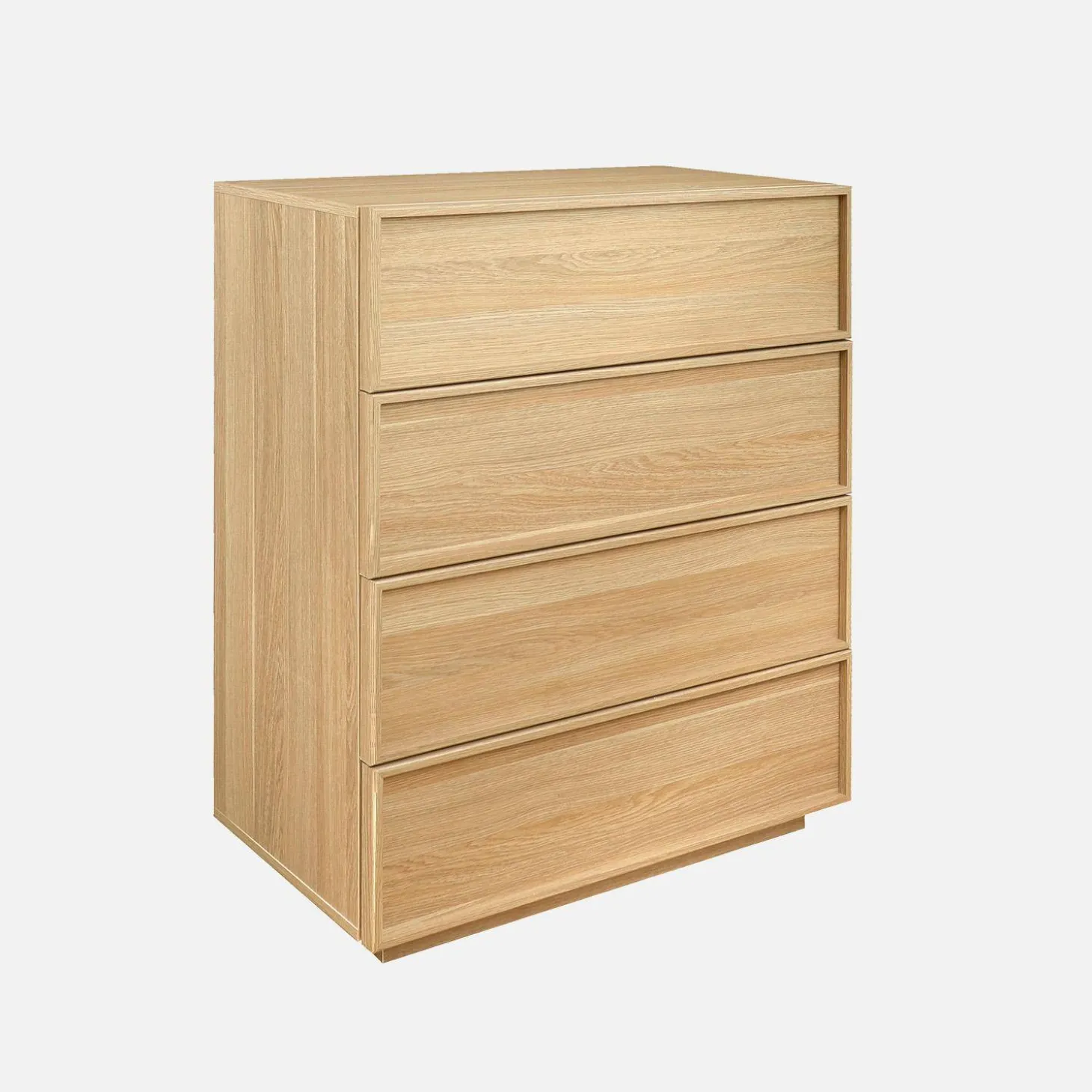 Kommode mit Holzlook, 4 Schubladen