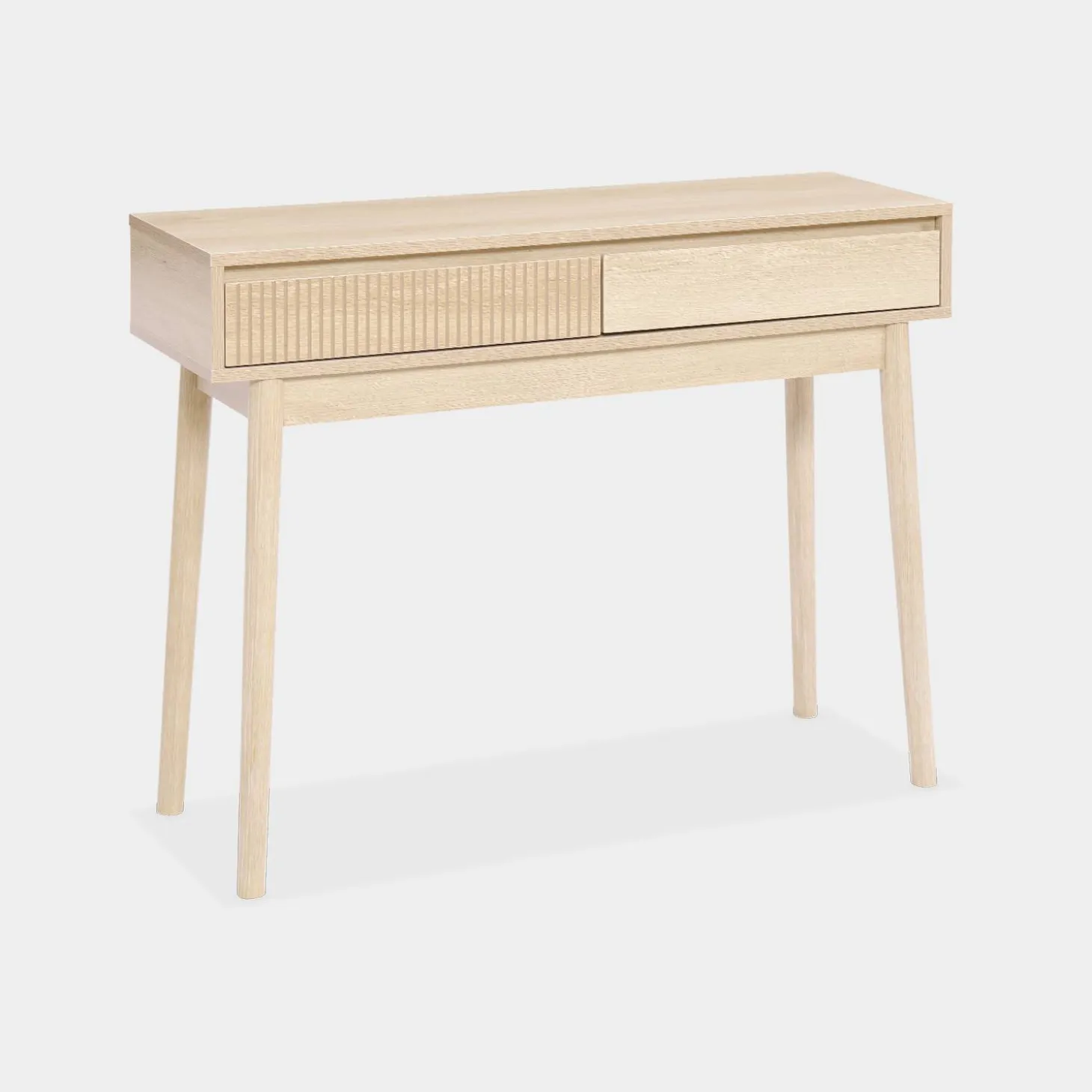 Konsole mit Holzdekor, 2 Schubladen
