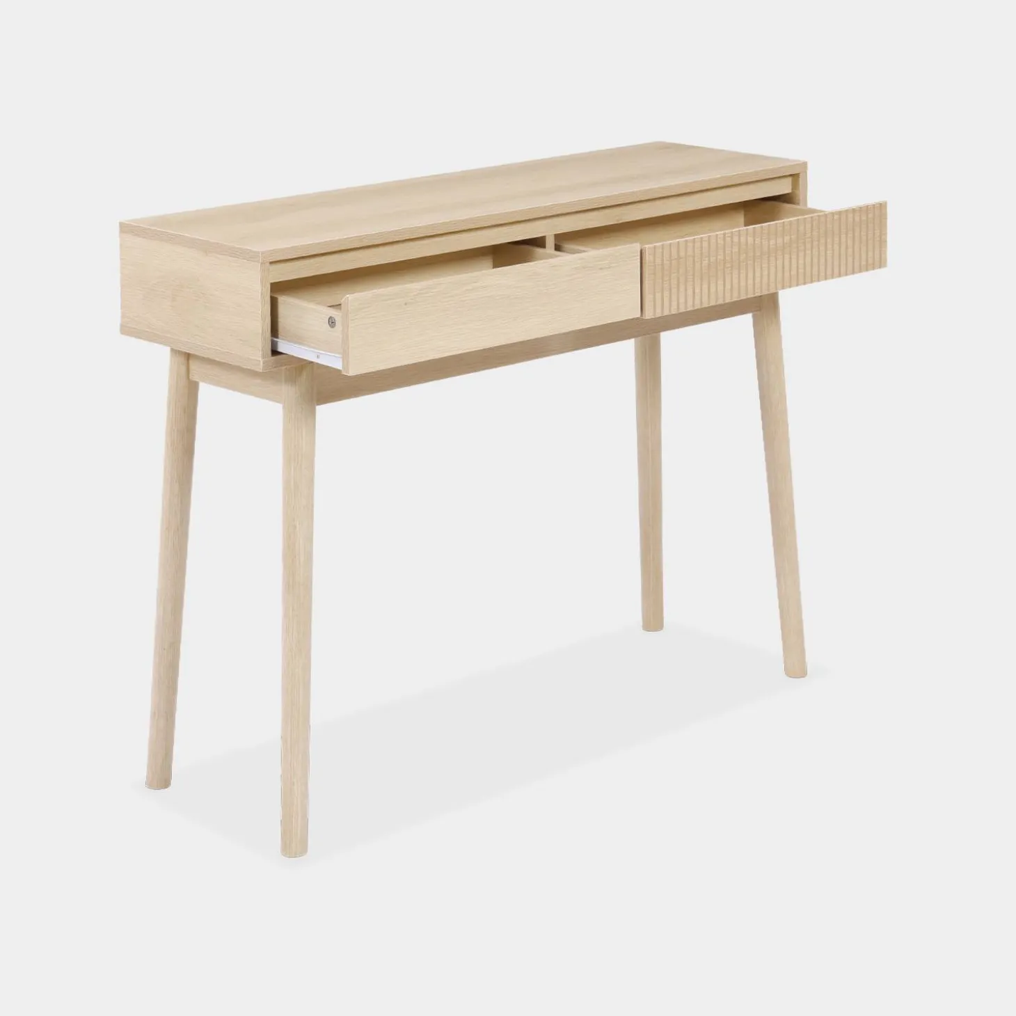 Konsole mit Holzdekor, 2 Schubladen