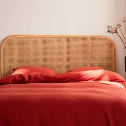 Kopfteil aus Rattan-Geflecht Natur