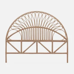 Kopfteil aus Rattan, naturfarben