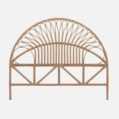 Kopfteil aus Rattan, naturfarben