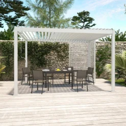 Lamellenwand 130cm für Pergola Triomphe 3x4m