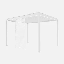 Lamellenwand 130cm für Pergola Triomphe 3x4m