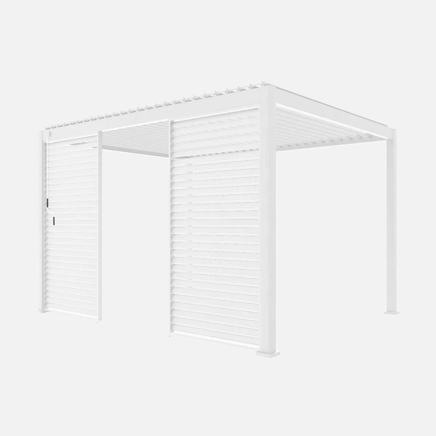 Lamellenwand 130cm für Pergola Triomphe 3x4m