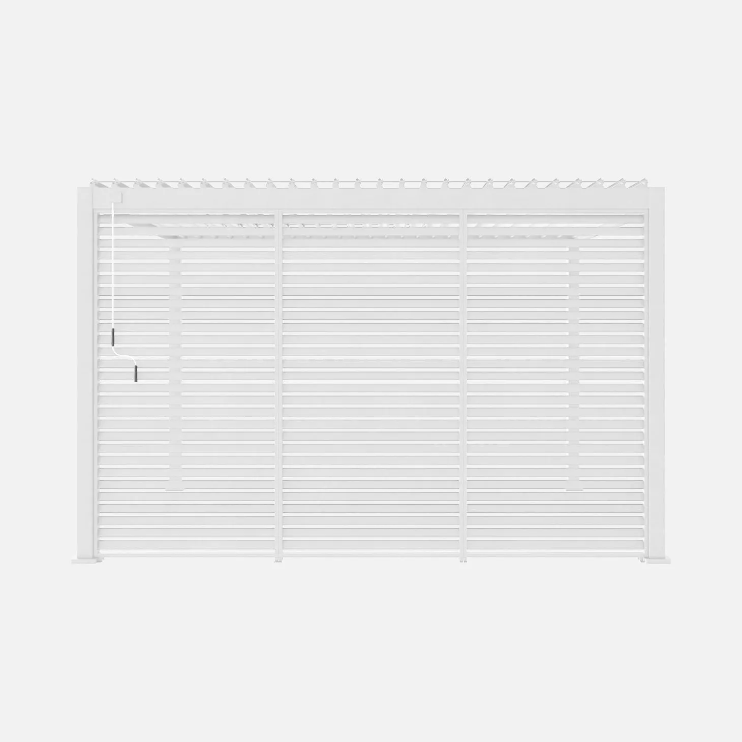 Lamellenwand 130cm für Pergola Triomphe 3x4m