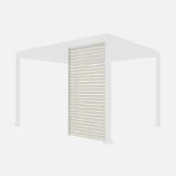 Lamellenwand 130cm für Pergola Triomphe 3x4m