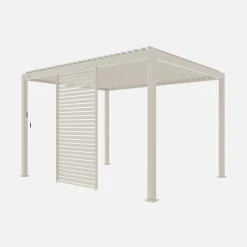Lamellenwand 130cm für Pergola Triomphe 3x4m