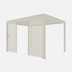 Lamellenwand 130cm für Pergola Triomphe 3x4m