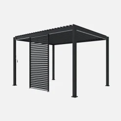 Lamellenwand 130cm für Pergola Triomphe 3x4m