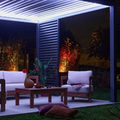 Lamellenwand 100cm für Pergola Triomphe 3x3m V2 3x4m 3x6m
