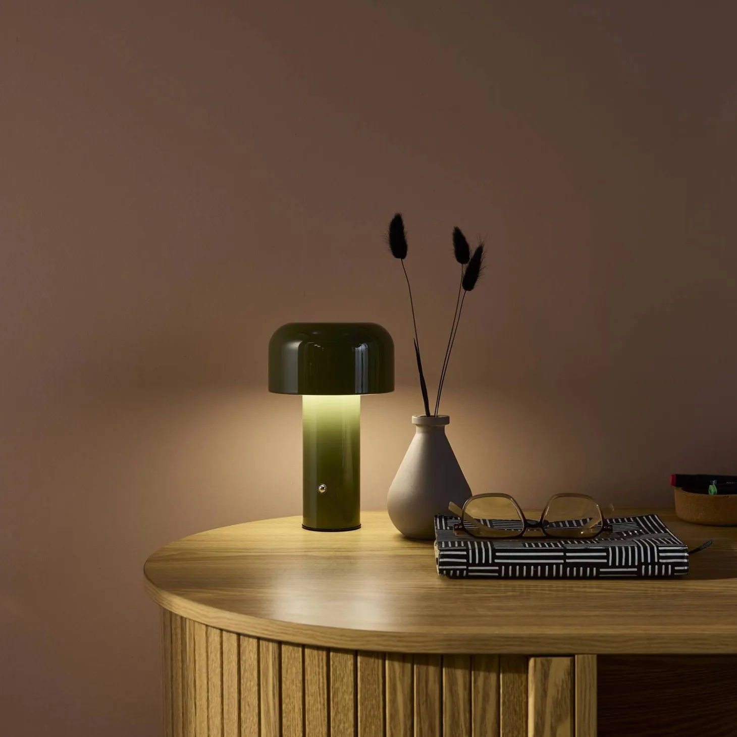 LED-Tischlampe für innen aus Metall Ø 13 cm