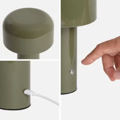 LED-Tischlampe für innen aus Metall Ø 13 cm