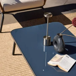 Lounge Gartenmöbelset, Kunststoffbespannung mit Rattanlook, 5 Personen