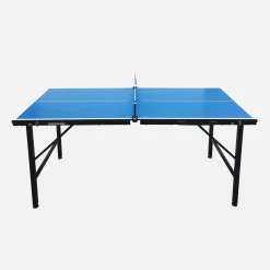 Mini-Tischtennisplatte Indoor, klappbar, mit 4 Schlägern und 6 Bällen
