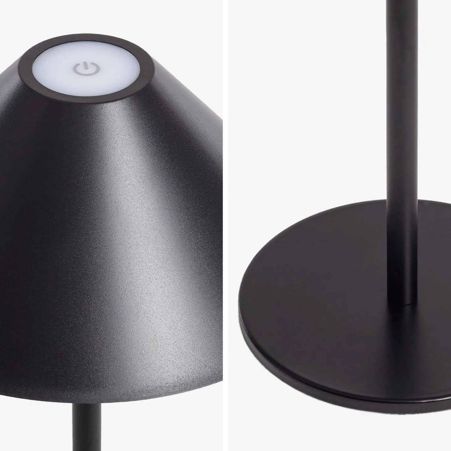 Mobile LED-Tischlampe für Innen- und Außenbereich H 135 cm