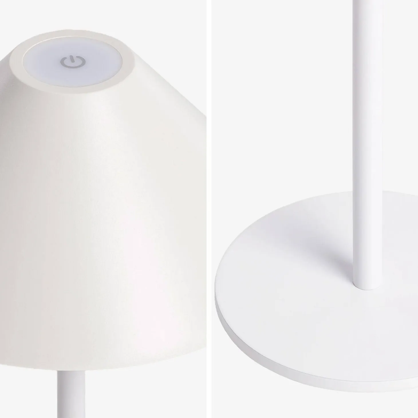 Mobile LED-Tischlampe für Innen- und Außenbereich H 135 cm