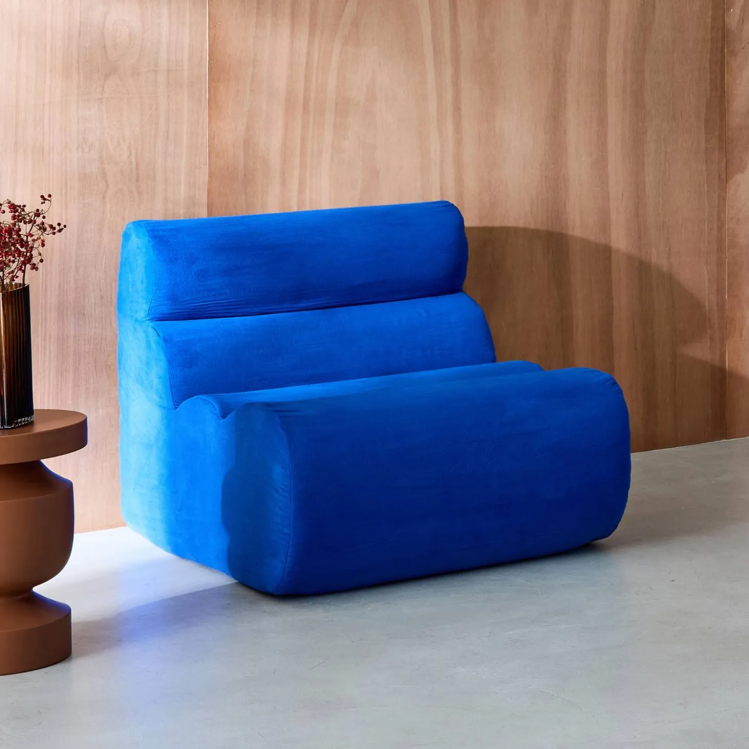 Modularer Lounge-Sessel mit Stoffbezug