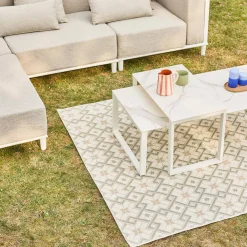Modulares Gartenmöbel-Set aus Aluminium für 4 Personen