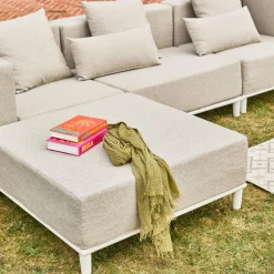 Modulares Gartenmöbel-Set aus Aluminium für 4 Personen