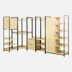 Modulares Kleiderschrank-Set mit 5 Elementen