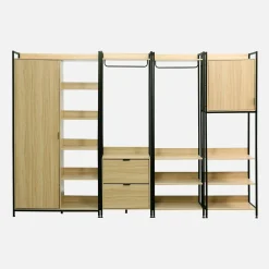 Modulares Kleiderschrank-Set mit 4 Elementen