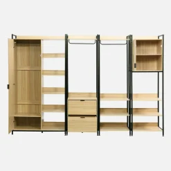Modulares Kleiderschrank-Set mit 4 Elementen