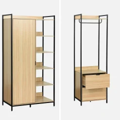 Modulares Kleiderschrank-Set mit 4 Elementen