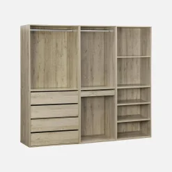 Modulares Kleiderschrank-Set mit 3 Elementen