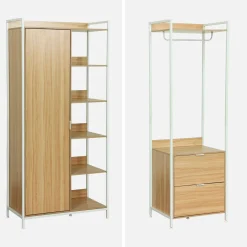 Modulares Kleiderschrank-Set mit 4 Elementen