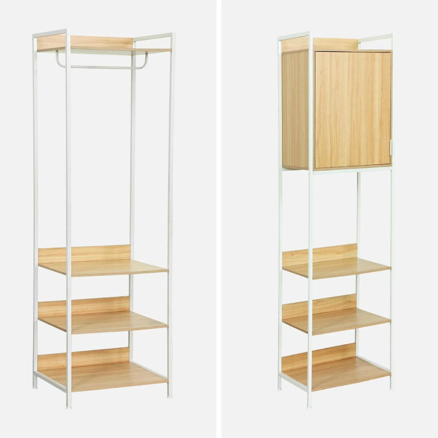 Modulares Kleiderschrank-Set mit 4 Elementen