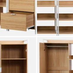 Modulares Kleiderschrank-Set mit 5 Elementen