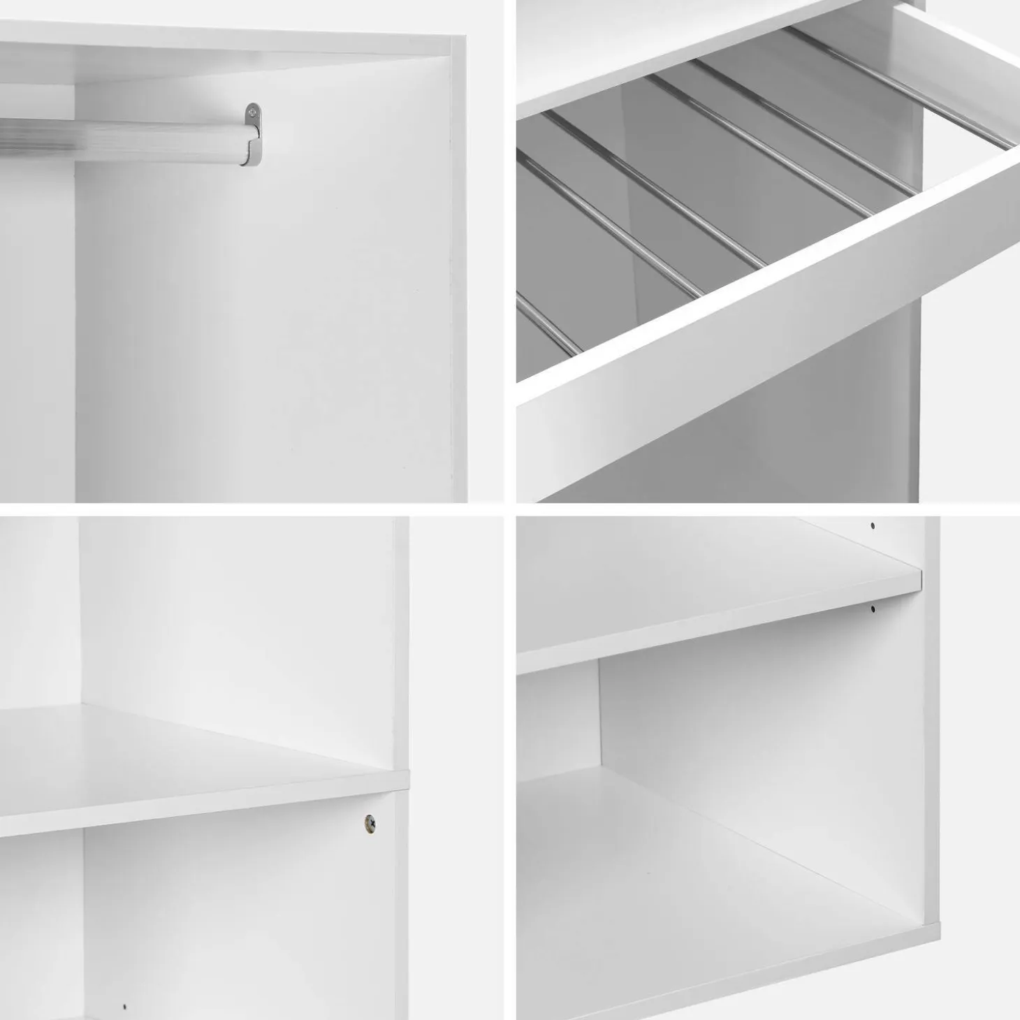 Modulares Kleiderschrank-Set mit 2 Elementen