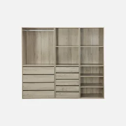 Modulares Kleiderschrank-Set mit 3 Elementen
